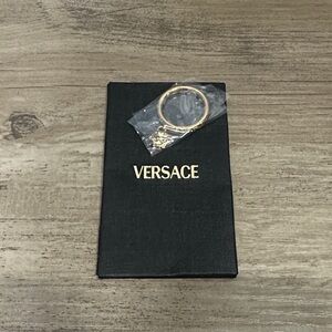 EUC Versace Gold-Tone Keyring